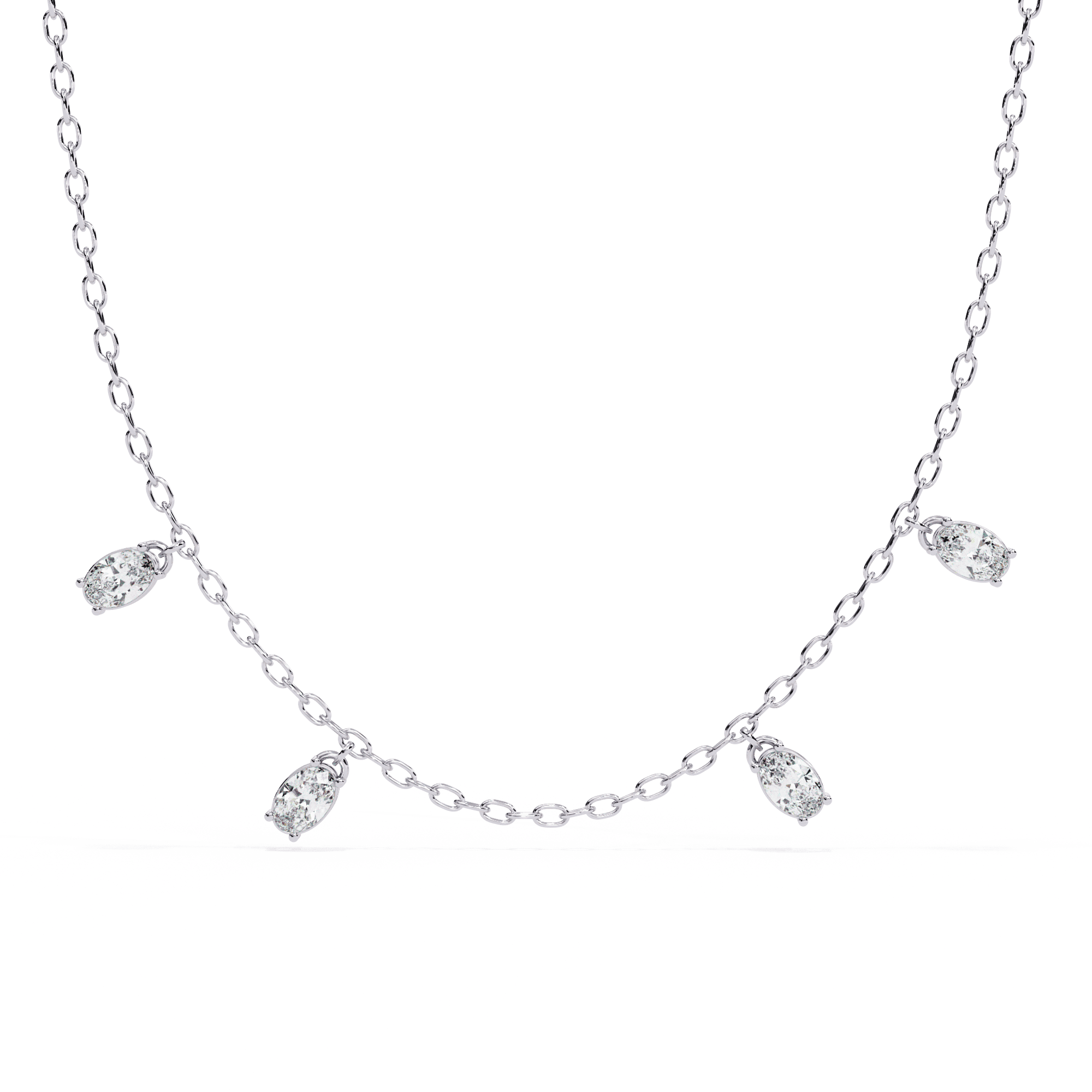 Oval Charm Necklace 