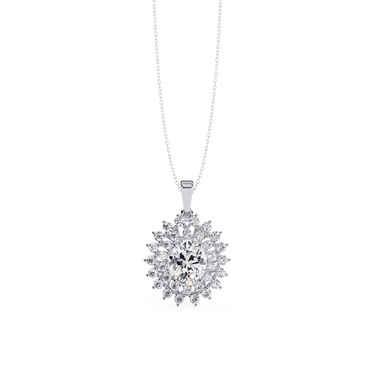 Cluster halo pendent